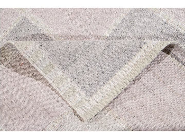 Modern Swedish Wool Rug 9 X 12