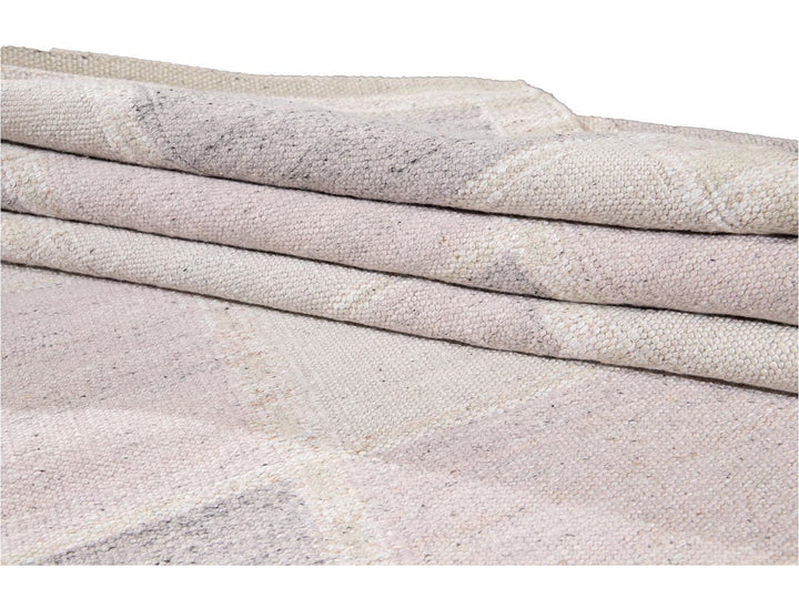 Modern Swedish Wool Rug 9 X 12