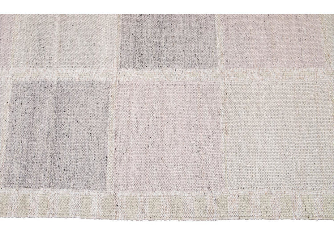 Modern Swedish Wool Rug 9 X 12