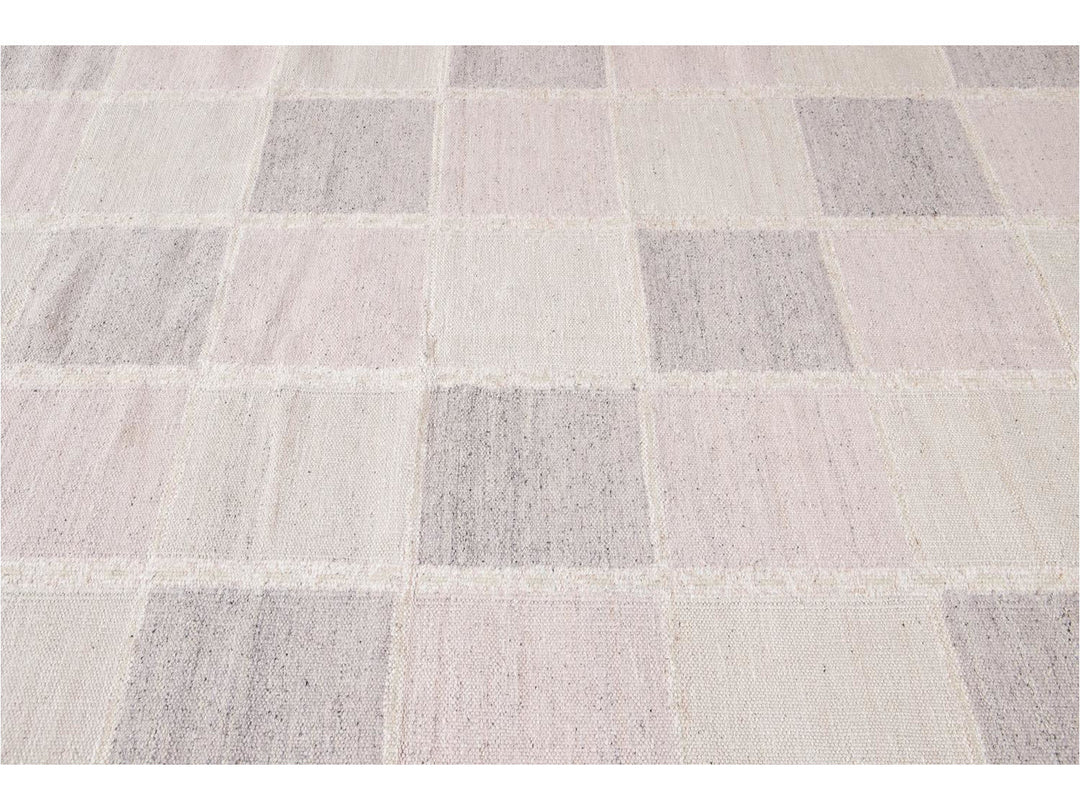 Modern Swedish Wool Rug 9 X 12