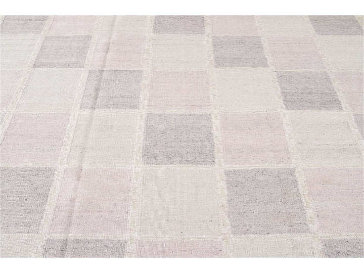 Modern Swedish Wool Rug 9 X 12