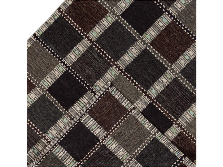 Modern Scandinavian-Style Flatweave Rug, 8x10