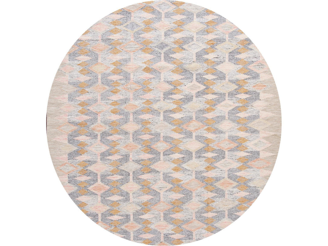 Modern Swedish Wool Rug 9 X 12