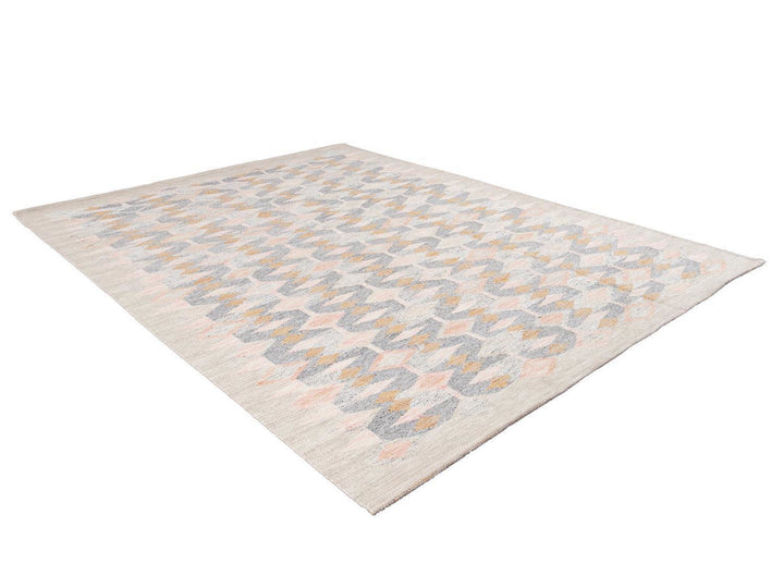 Modern Swedish Wool Rug 9 X 12