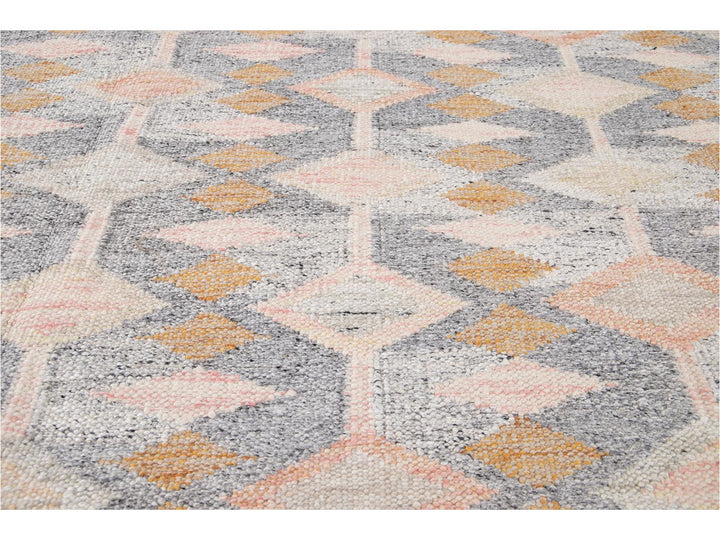 Modern Swedish Wool Rug 9 X 12