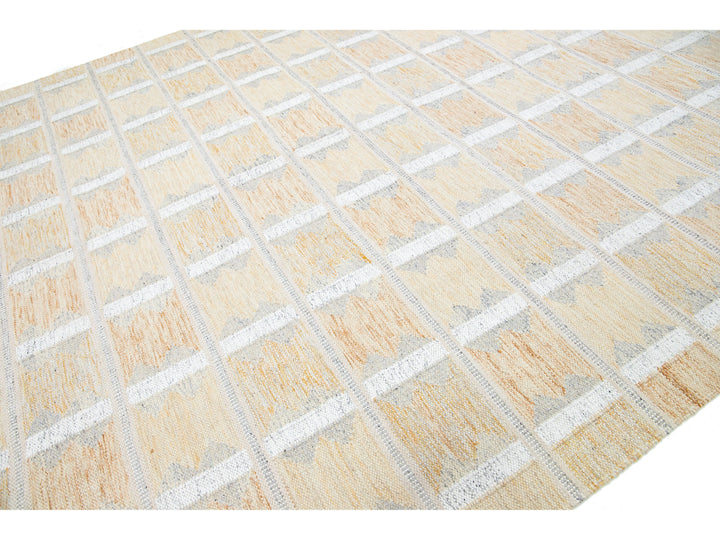 Modern Scandinavian Wool Rug 10 X 14