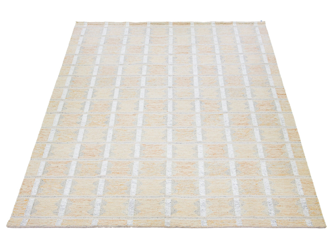 Modern Scandinavian Wool Rug 10 X 14