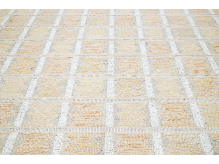 Modern Scandinavian Wool Rug 10 X 14