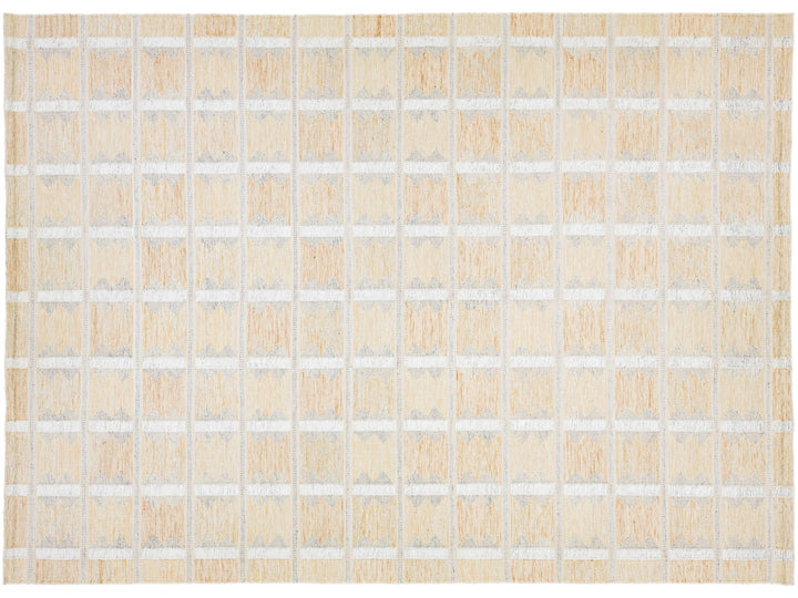 Modern Scandinavian Wool Rug 10 X 14