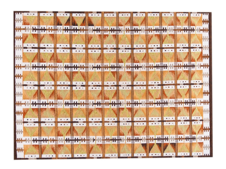 Modern Swedish Wool Rug 9 X 12