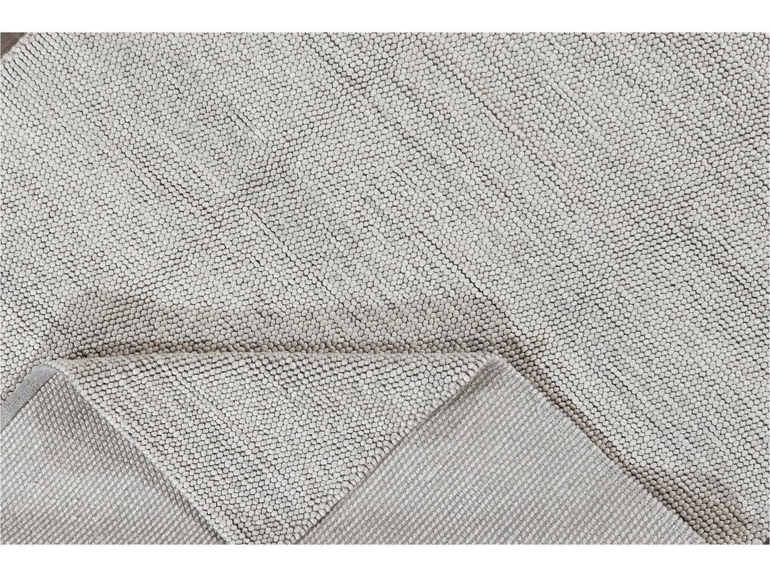 Modern Textured Wool Rug 8 X 10