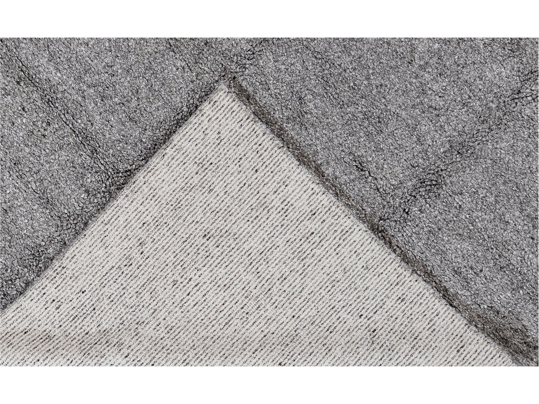 Contemporary Textured Wool Rug 8 x 10