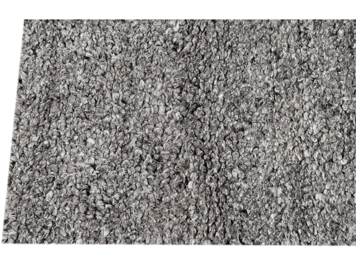 Contemporary Textured Wool Rug 8 x 10