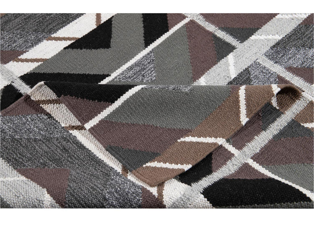 Contemporary Swedish Wool Rug 10 X 14