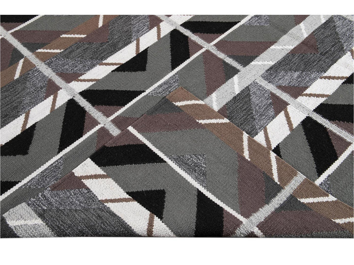 Contemporary Swedish Wool Rug 10 X 14