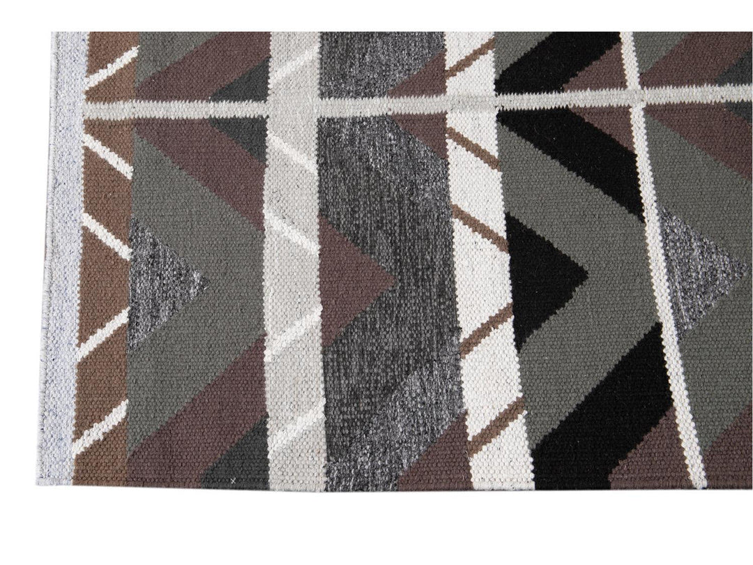 Contemporary Swedish Wool Rug 10 X 14