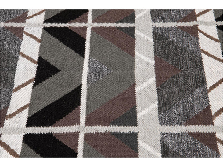 Contemporary Swedish Wool Rug 10 X 14