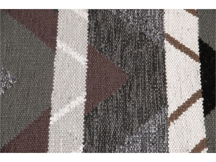 Contemporary Swedish Wool Rug 10 X 14