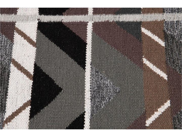Contemporary Swedish Wool Rug 10 X 14