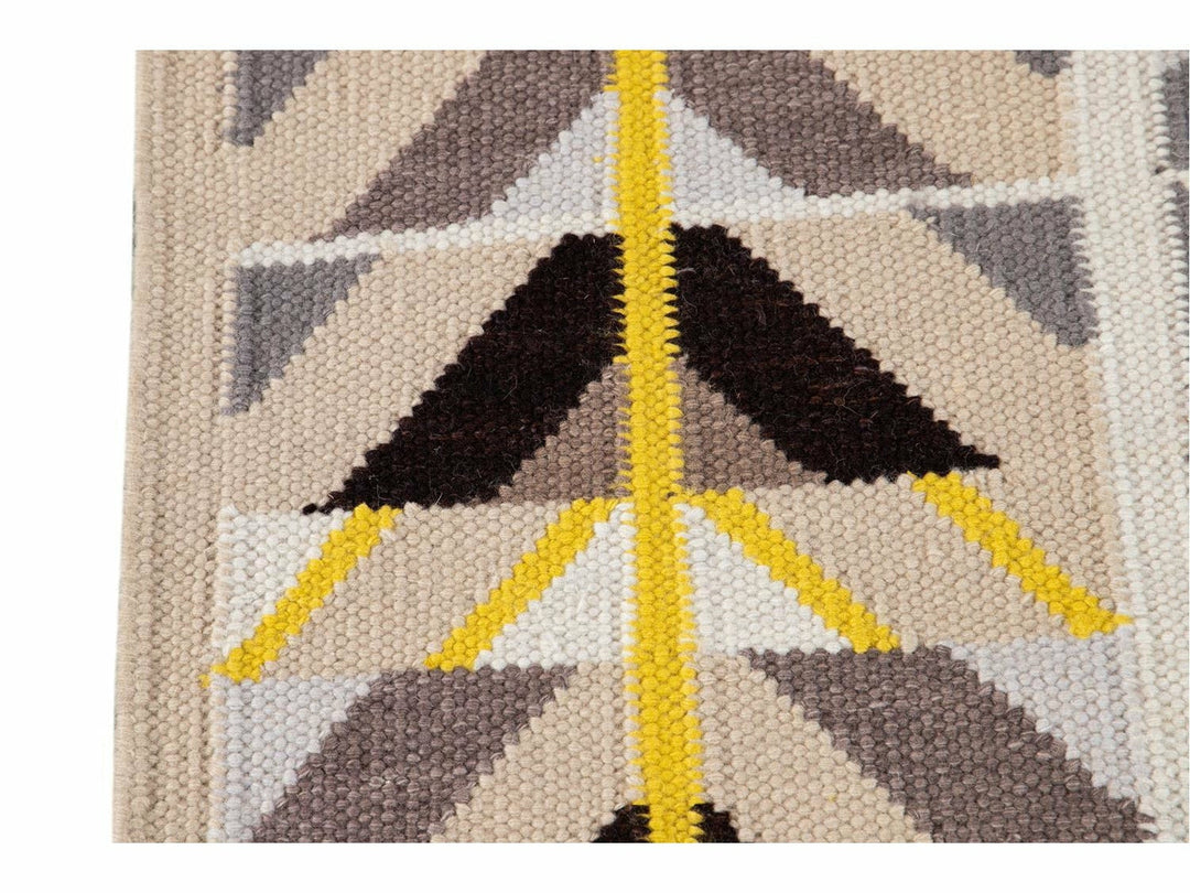 Modern Swedish Style Wool Runner Rug 3 X 18