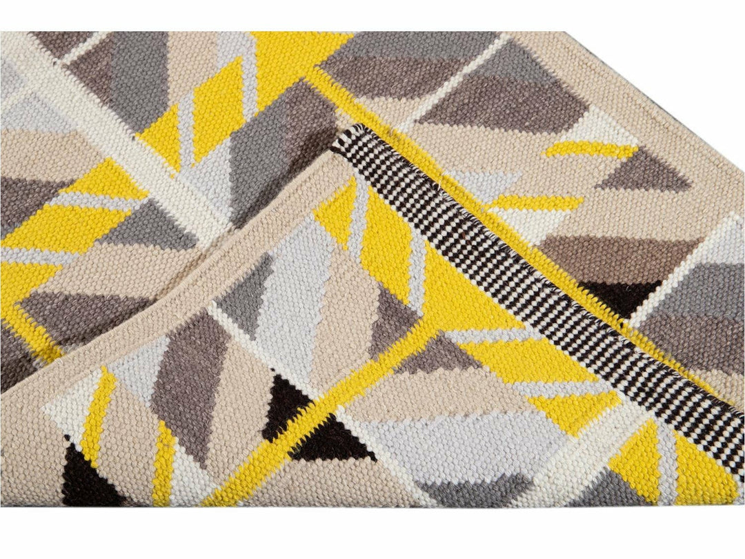 Modern Swedish Style Wool Runner Rug 3 X 18