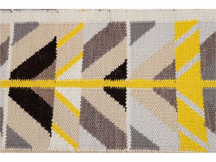 Modern Swedish Style Wool Runner Rug 3 X 18