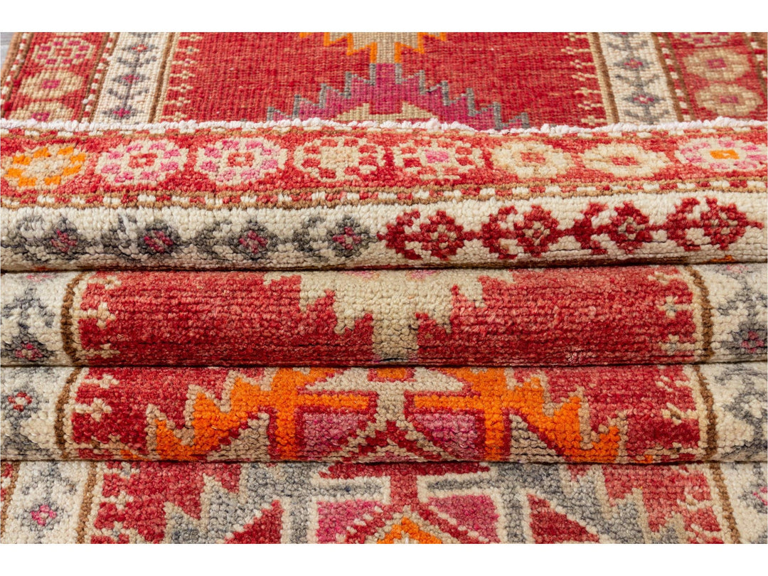 Vintage Turkish Anatolian Runner Rug, 3 x 14