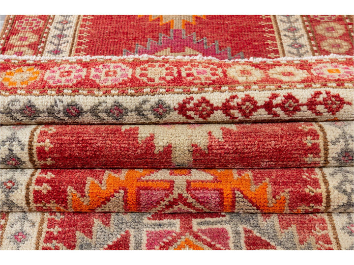 Vintage Turkish Anatolian Runner Rug, 3 x 14