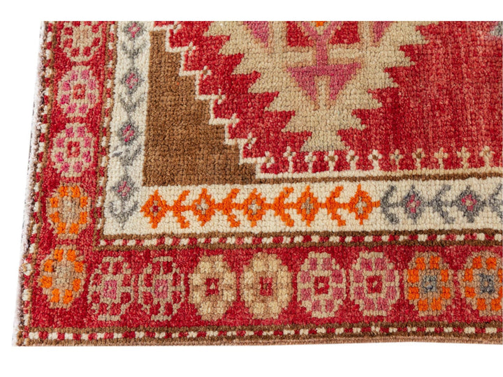 Vintage Turkish Anatolian Runner Rug, 3 x 14