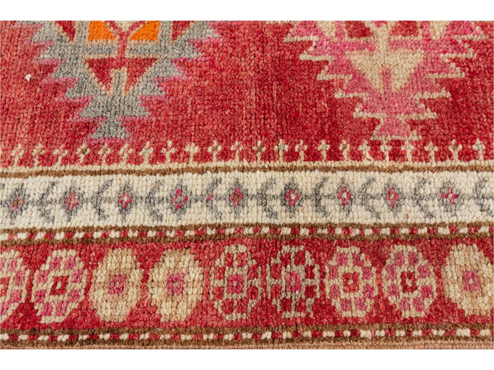 Vintage Turkish Anatolian Runner Rug, 3 x 14