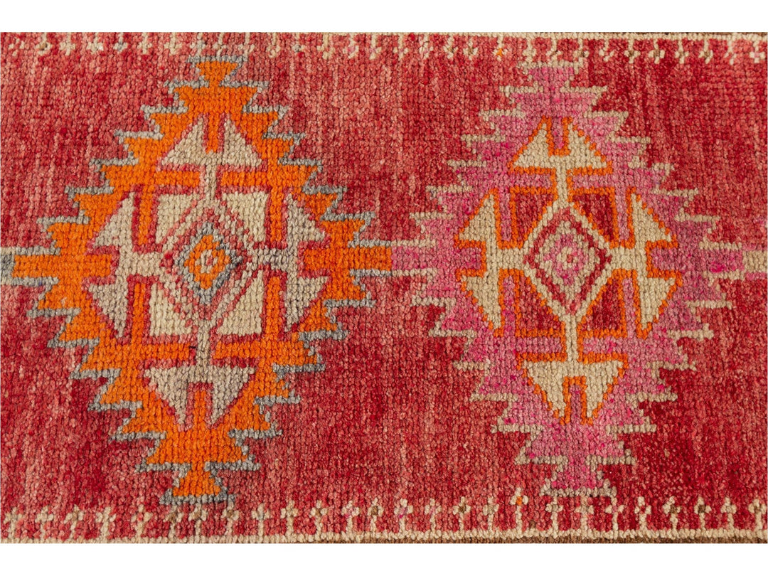 Vintage Turkish Anatolian Runner Rug, 3 x 14