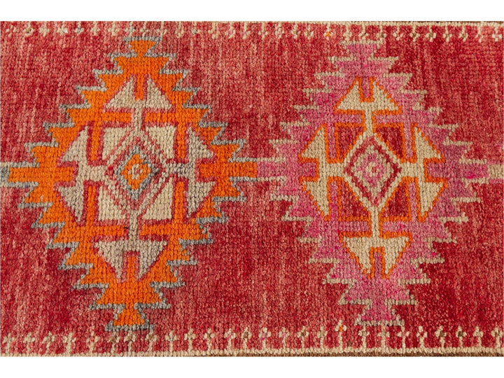 Vintage Turkish Anatolian Runner Rug, 3 x 14