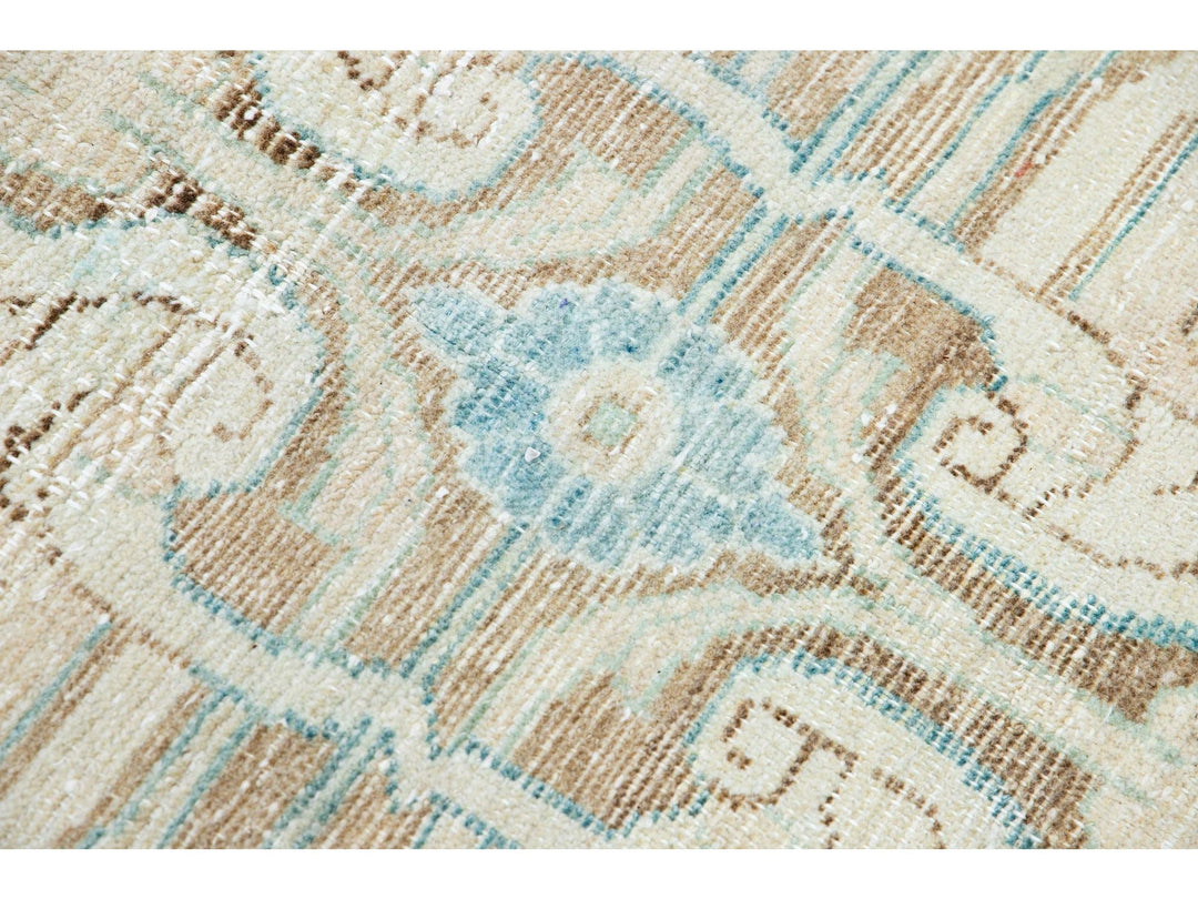 Antique Mahal Wool Rug 7 X 10