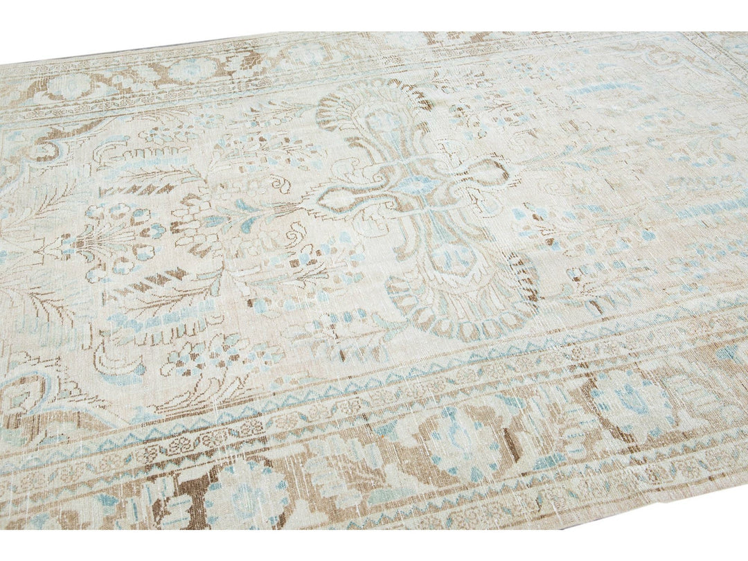 Antique Mahal Wool Rug 7 X 10