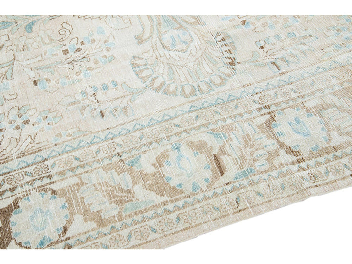 Antique Mahal Wool Rug 7 X 10