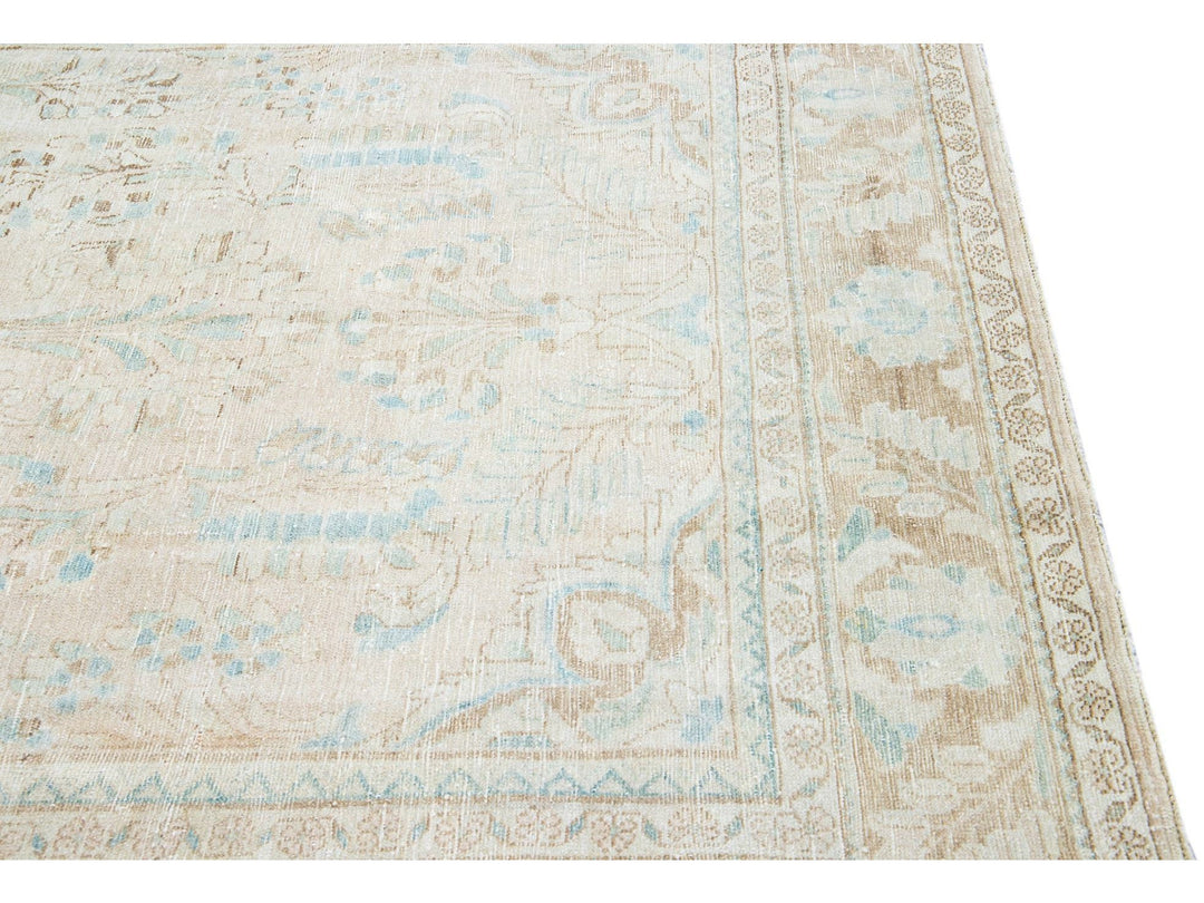 Antique Mahal Wool Rug 7 X 10