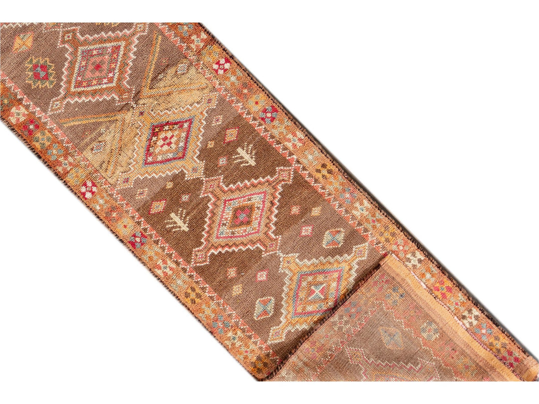 Vintage Turkish Anatolian Runner Rug, 3 X 14