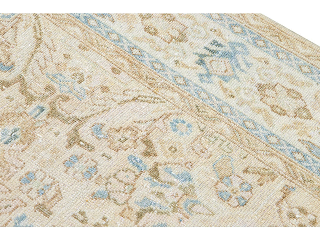 Antique Mahal Wool Rug 9 X 13
