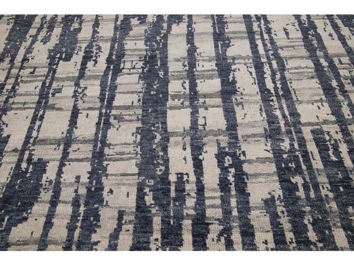 Modern Texture Wool Rug 8 X 10