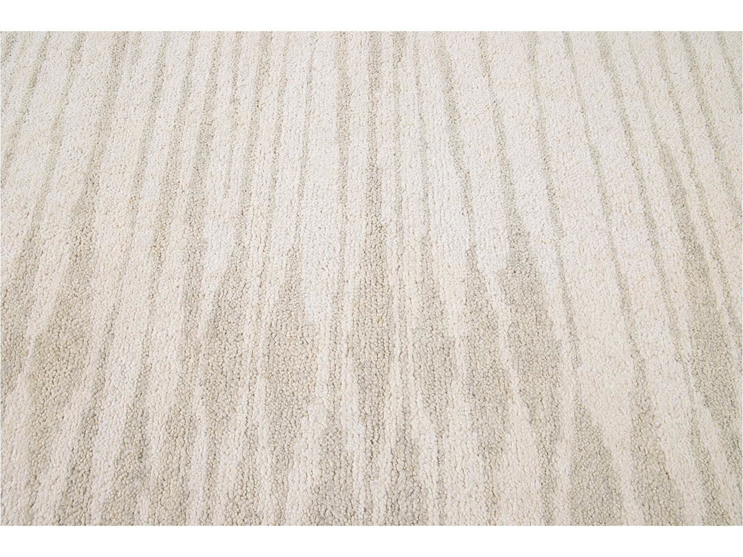 Modern Moroccan Style Wool Rug 12 X 15