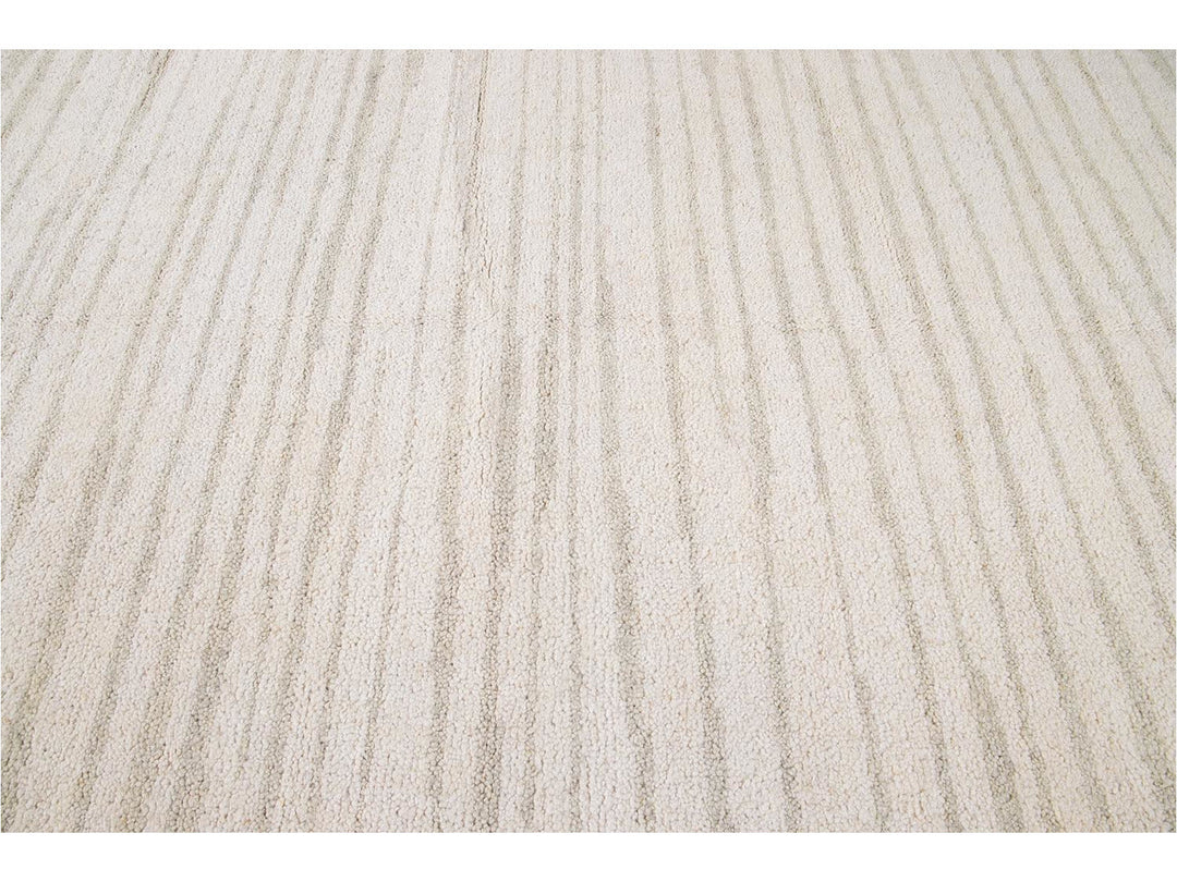 Modern Moroccan Style Wool Rug 12 X 15