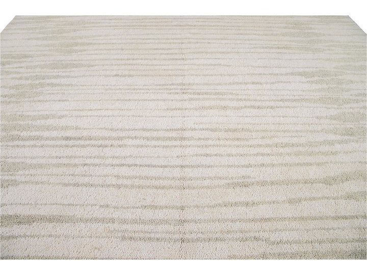 Modern Moroccan Style Wool Rug 12 X 15