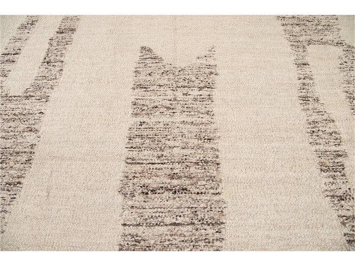 Modern Moroccan Style Wool Rug 12 X 15