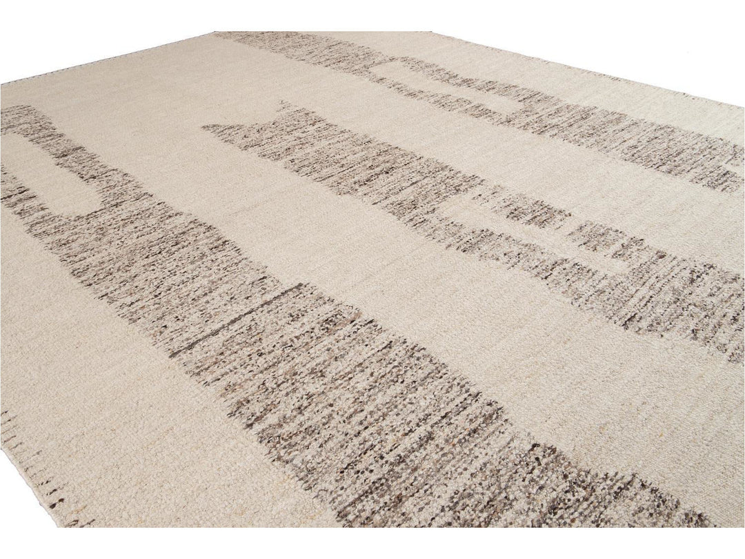 Modern Moroccan Style Wool Rug 12 X 15