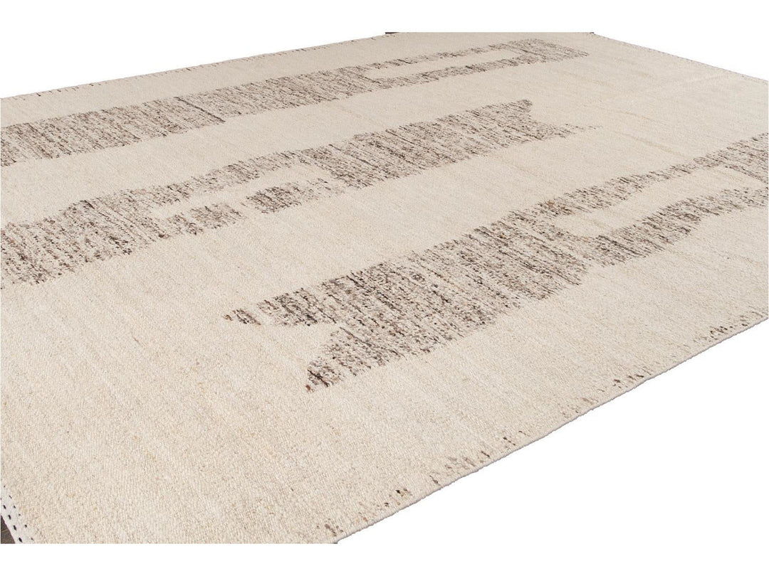 Modern Moroccan Style Wool Rug 12 X 15