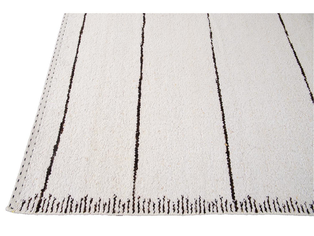 Modern Moroccan Style Wool Rug 12 X 15