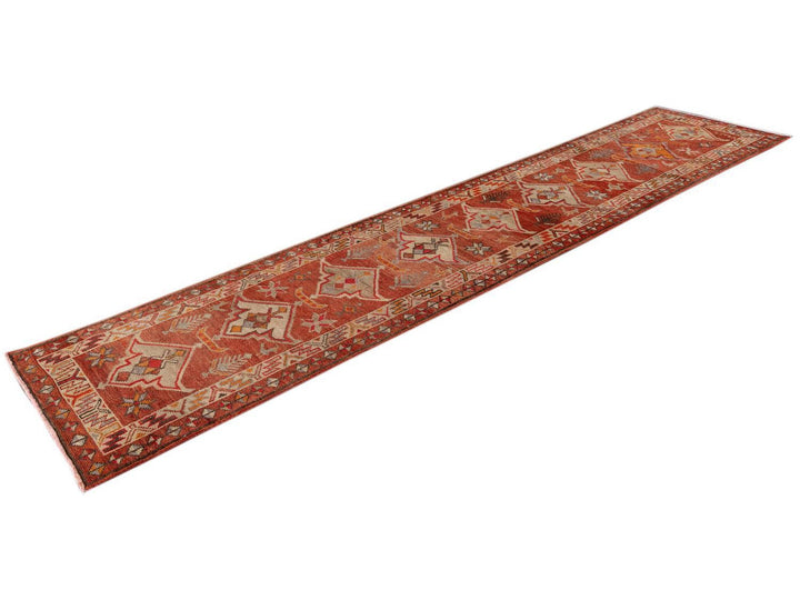 Early 20th Century  Anatolian Village Runner Rug, 3 X 13