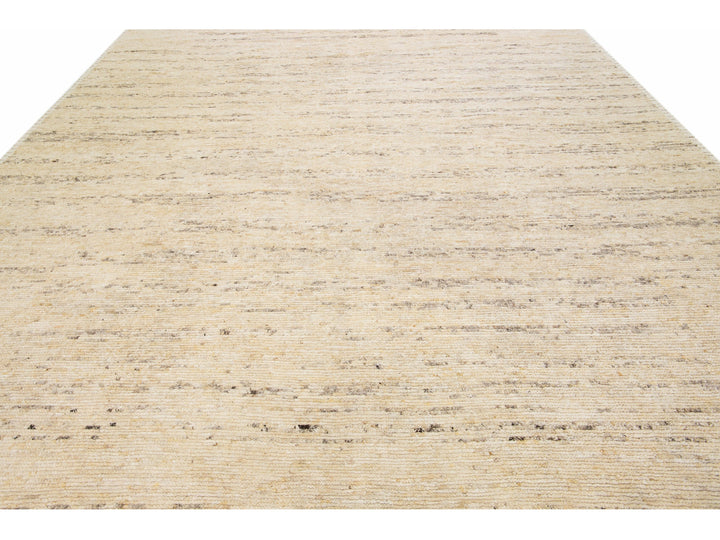 Modern Moroccan Wool Rug 12 X 15