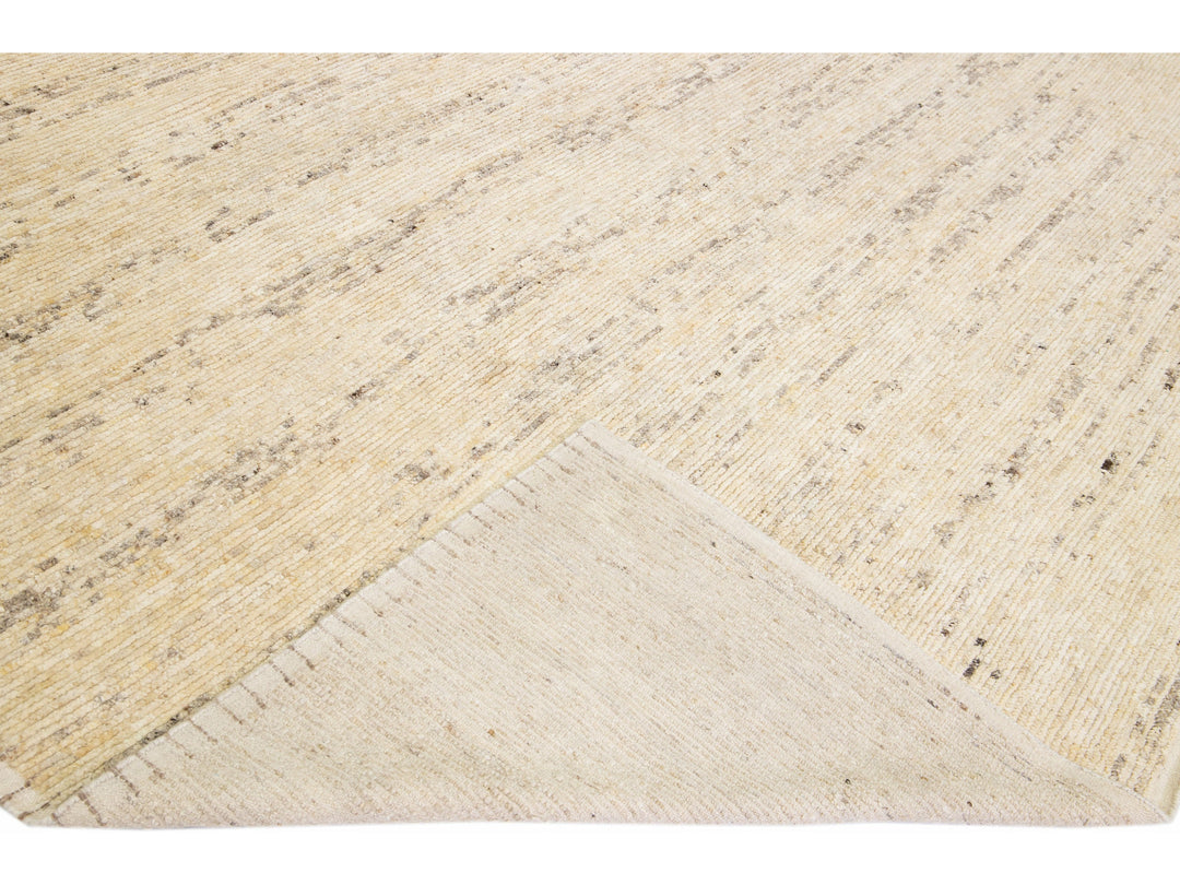 Modern Moroccan Wool Rug 12 X 15