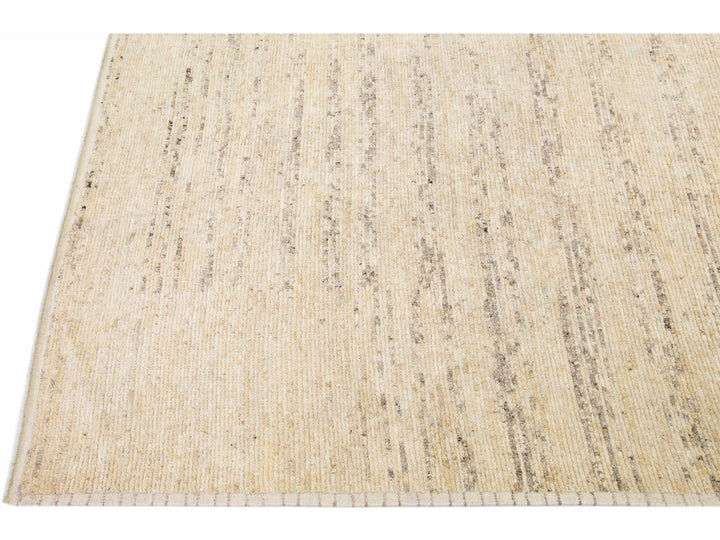 Modern Moroccan Wool Rug 12 X 15